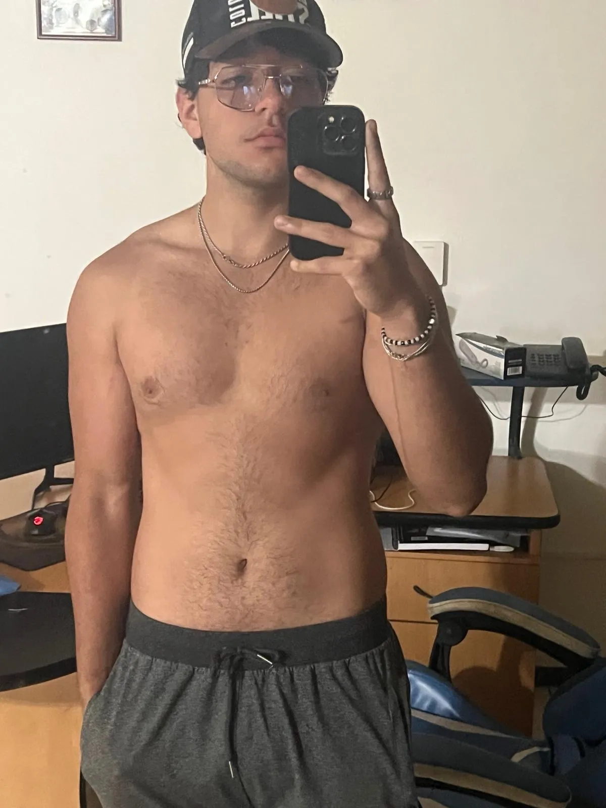Foto de antes de Frankyer al iniciar el coaching de fuerza